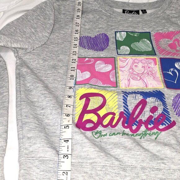 Barbie Grey Sweatshirt size Women L - Picture 6 of 10